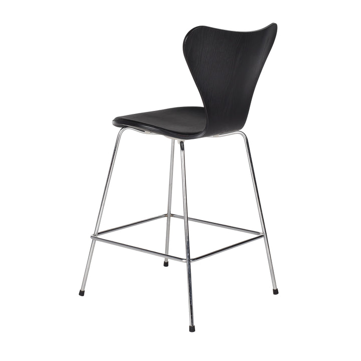 Fritz Hansen vlinder barkruk zwart leder 