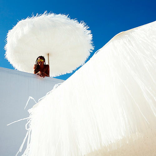 Symo Frou Frou parasol wit