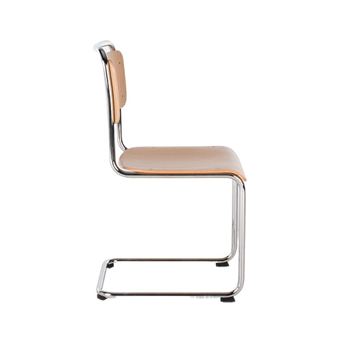 Dutch Originals Gispen 101XL chair eikenhout hooglans chroom frame