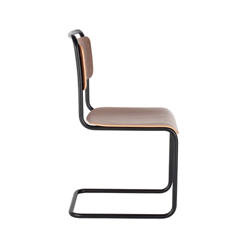Dutch Originals Gispen 101XL chair notenhout zwart frame