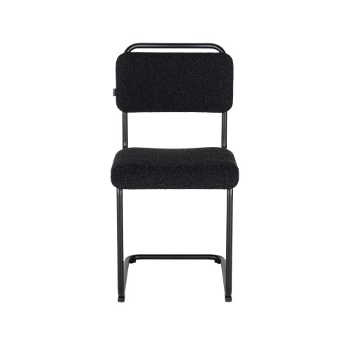 Gispen 101 zwart gestoffeerd zwart frame