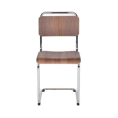 Gispen 101XL notenhout chroom