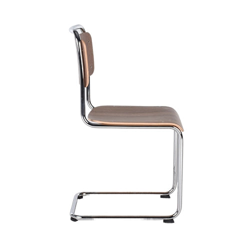 Gispen 101XL notenhout chroom