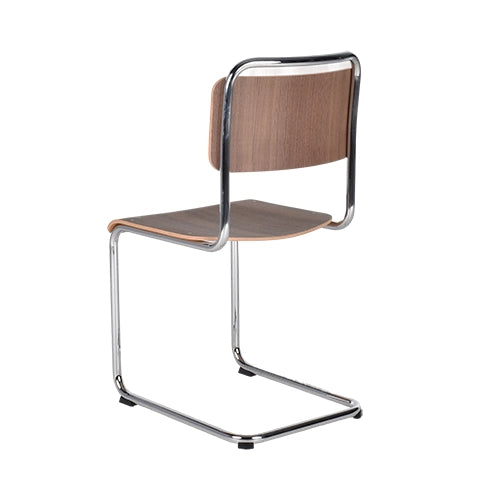 Gispen 101XL notenhout chroom
