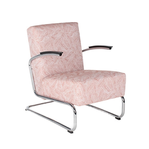 Gispen 405 fauteuil oranje/wit