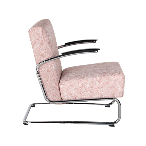Gispen 405 fauteuil oranje/wit