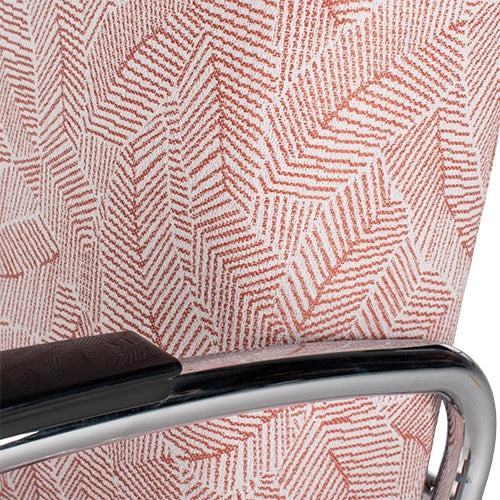 Gispen 405 fauteuil oranje/wit