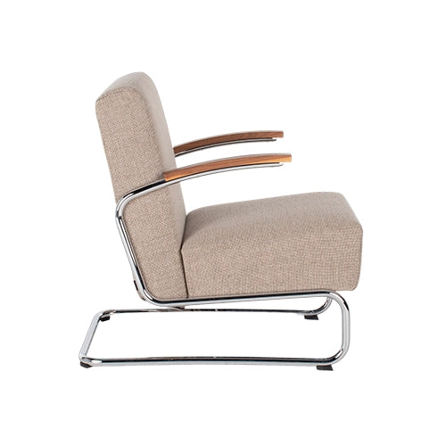 Gispen 405 fauteuil bruin