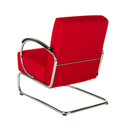 Gispen 407 fauteuil rood