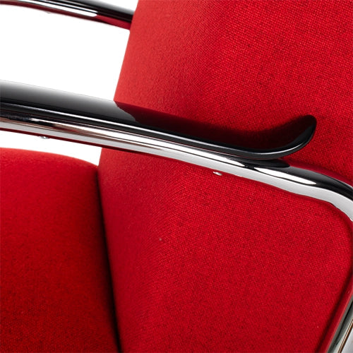 Gispen 407 fauteuil rood