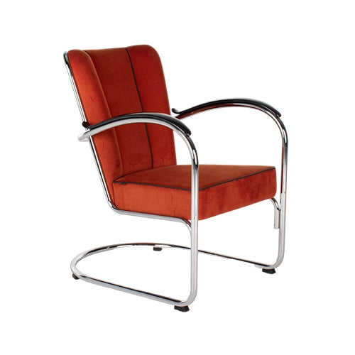 Gispen 412 fauteuil oranje