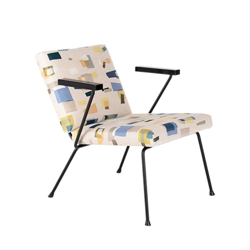 Gispen 1401 fauteuil blauw