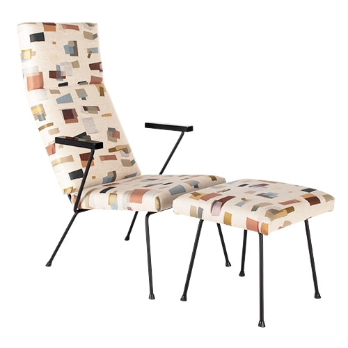 Gispen 1410 fauteuil &amp; hocker
