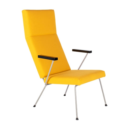 Gispen 1410 fauteuil geel