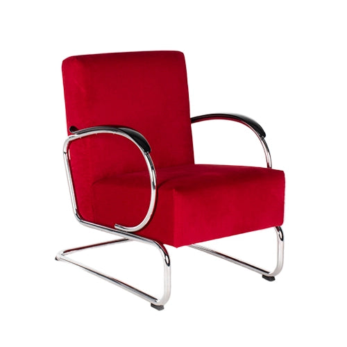 Gispen 407 fauteuil rood