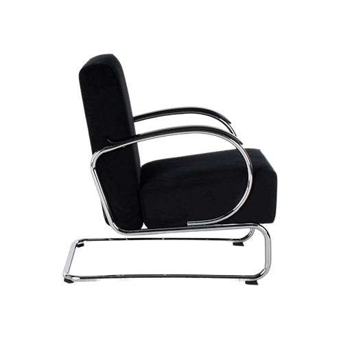 Gispen 407 fauteuil zwart