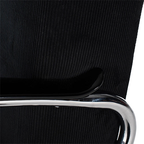 Gispen 407 fauteuil zwart