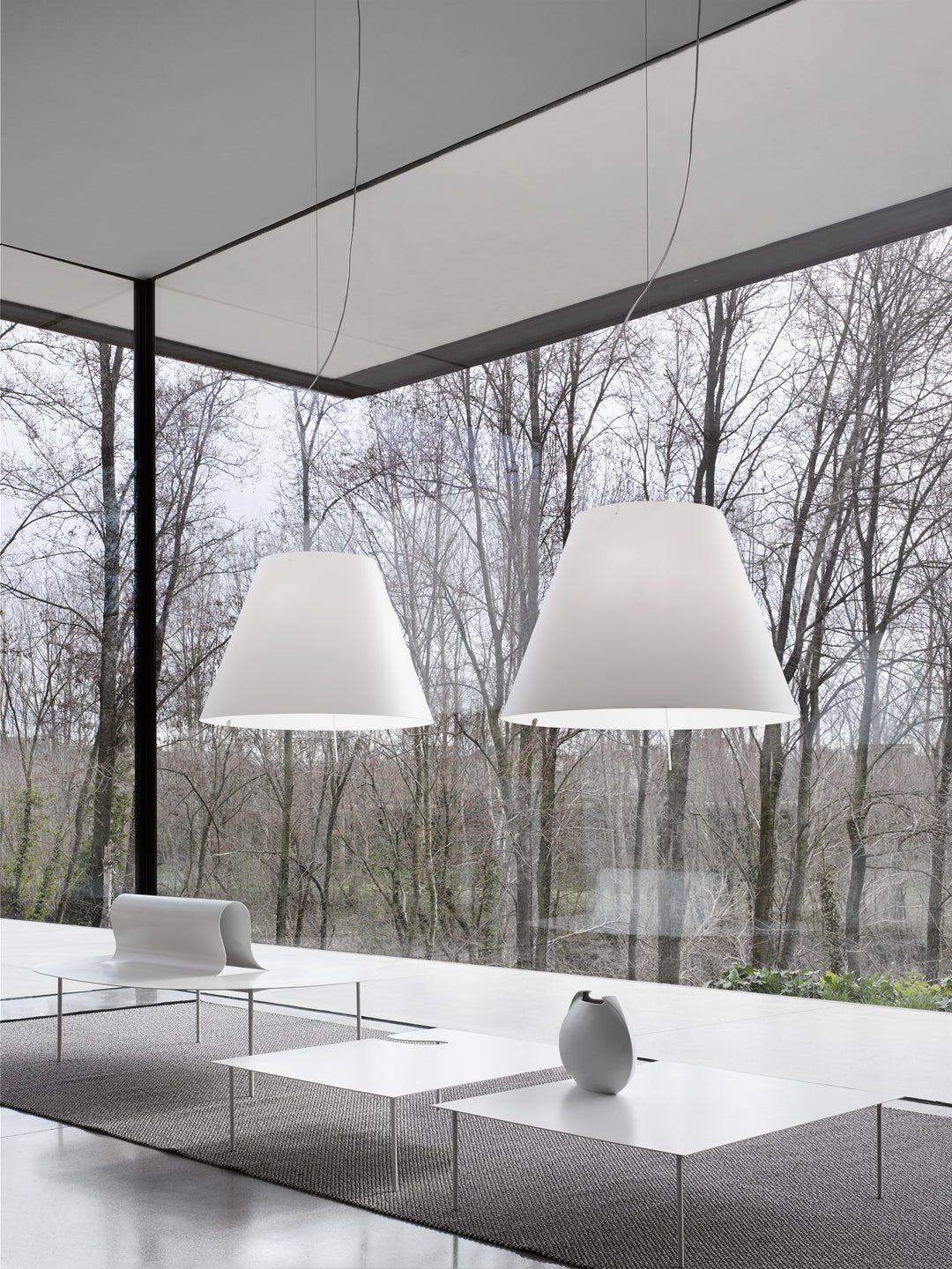 Luceplan Grande Costanza hanglamp wit