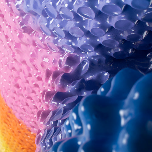 Gufram Cactus Sunrise geel oranje roze blauw