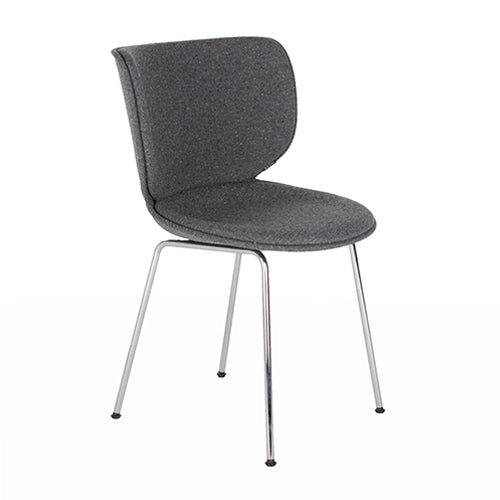 Moooi Hana chair grijs gestoffeerd