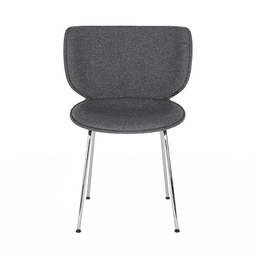 Moooi Hana chair grijs gestoffeerd