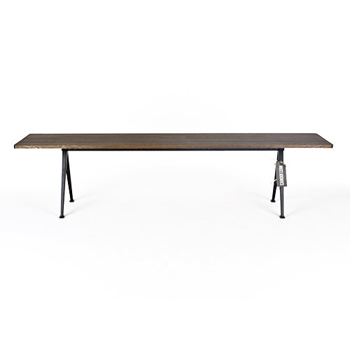 hay pyramid bench 250cm zwart