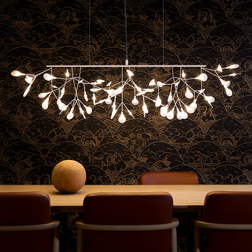 Heracleum linear hanglamp wit