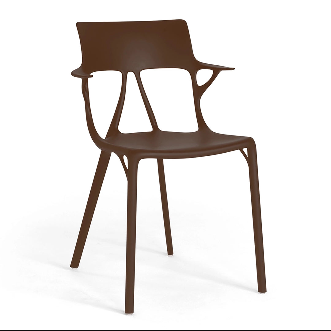 Kartell A.I. chair mokka bruin