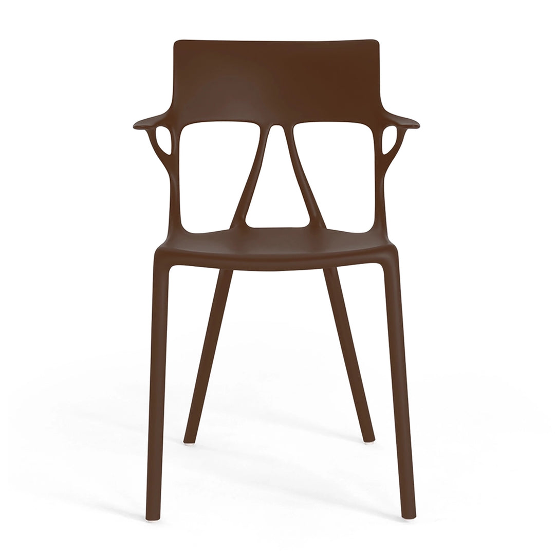 Kartell A.I. chair mokka bruin