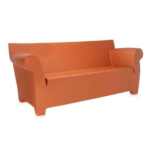 Kartell Bubble Club sofa terracotta