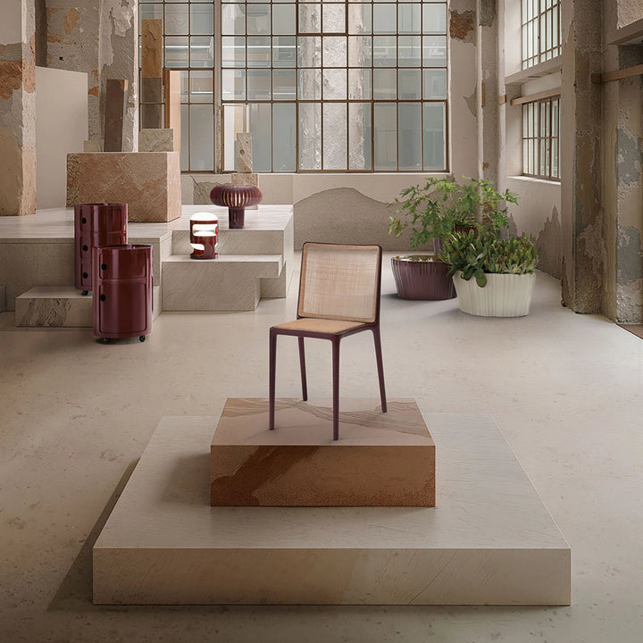 Kartell KD28 tafellamp bordeaux