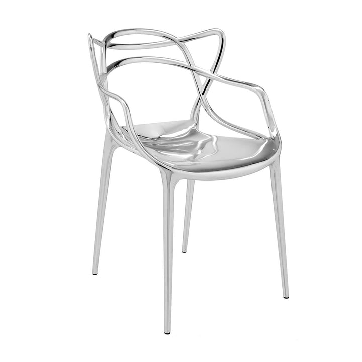 Kartell Masters chair zilver 