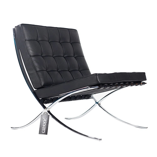 Knoll Barcelona chair zwart leder