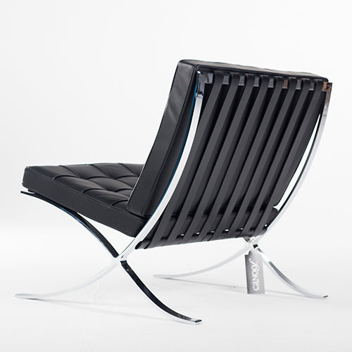 knoll barcelona chair zwart