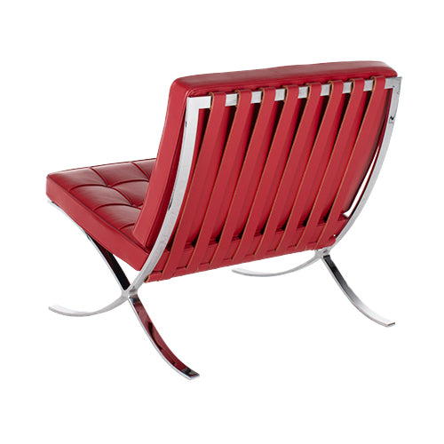 Knoll Barcelona chair rood leder