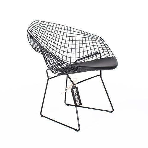 Knoll Bertoia Diamond Armchair zwart