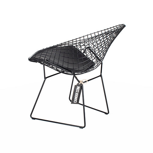 Knoll Bertoia Diamond Armchair zwart
