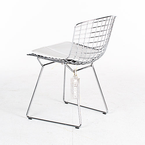Knoll bertoia side chair chrome wit