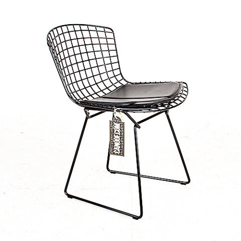 Knoll Bertoia side chair zwart