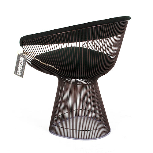 Knoll Platner Side Chair bruin zwart