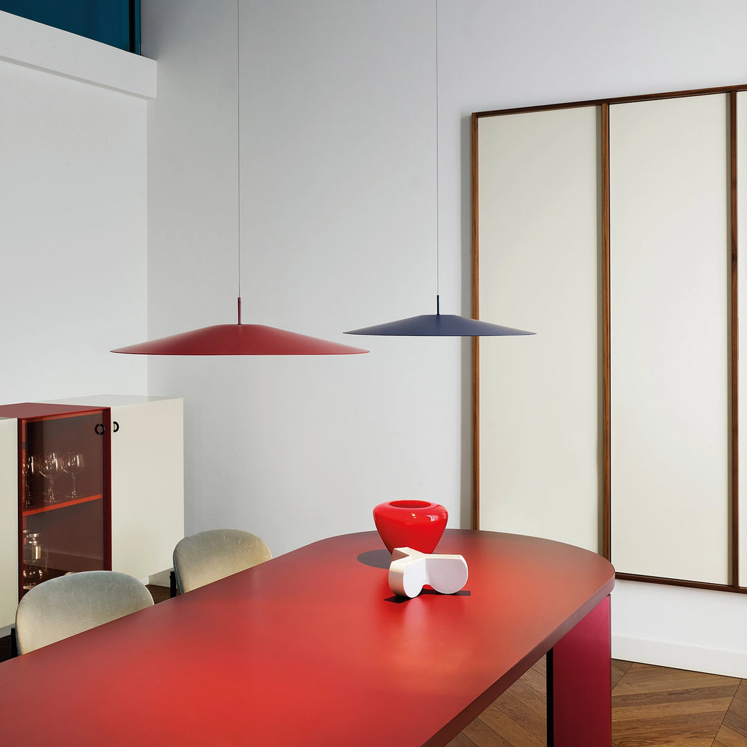 Luceplan Koine hanglamp rood &amp; blauw