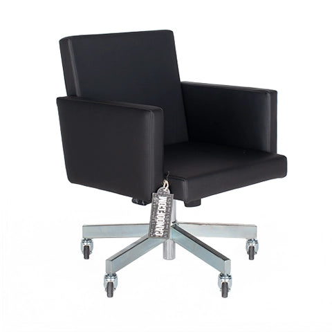 Lensvelt AVL office chair zwart Skai leder