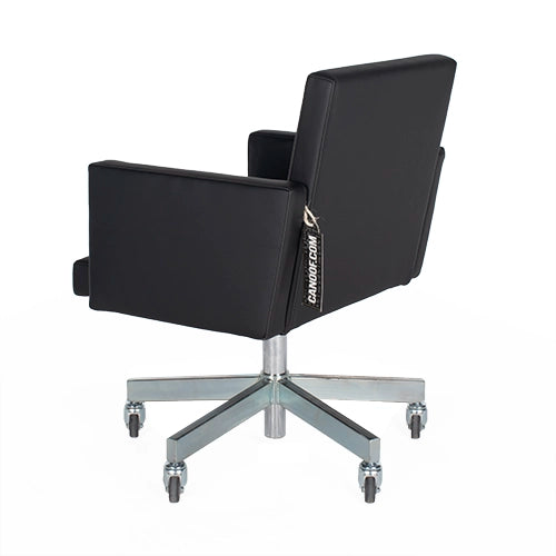 Lensvelt AVL office chair zwart Skai leder