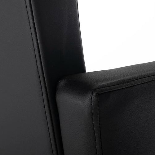 Lensvelt AVL office chair zwart Skai leder