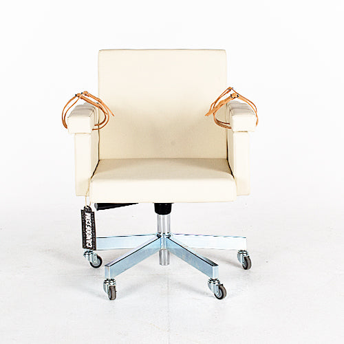 Lensvelt AVL Torture bureaustoel beige leder