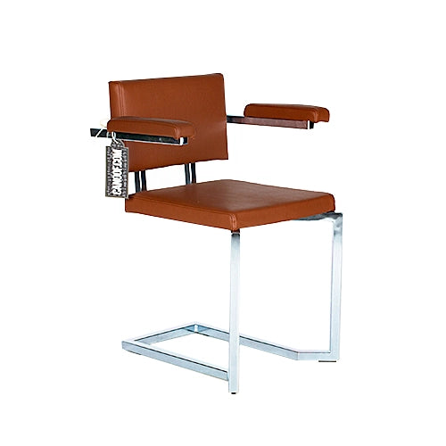 Lensvelt AVL koker chair bruin leder