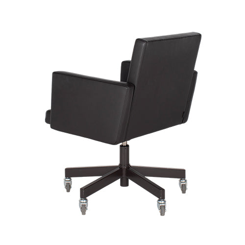 Lensvelt AVL office chair bruin leder
