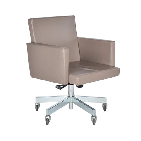Lensvelt AVL office chair taupe leder