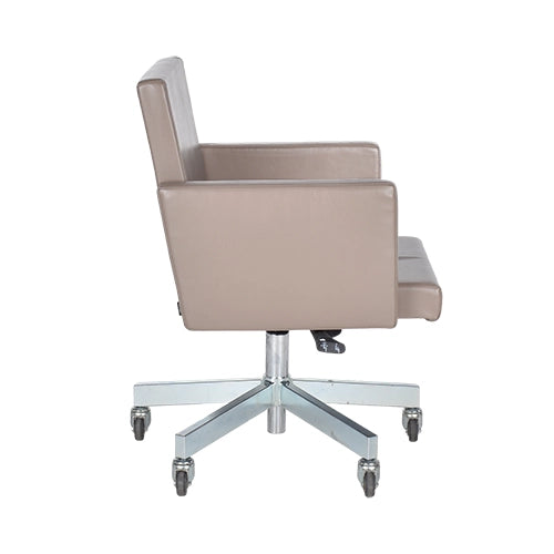 Lensvelt AVL office chair taupe leder