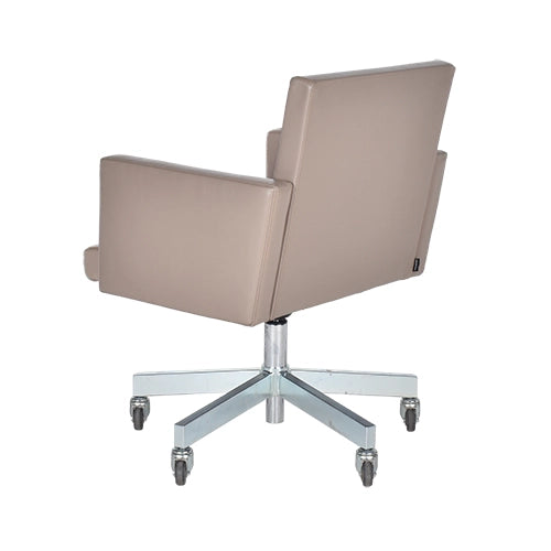Lensvelt AVL office chair taupe leder